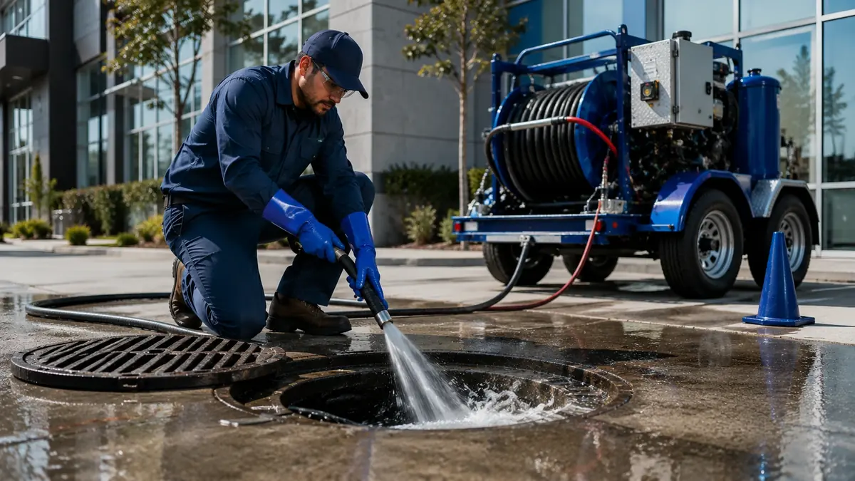 Commercial Hydro Jet Drain Cleaning in Granada Hills