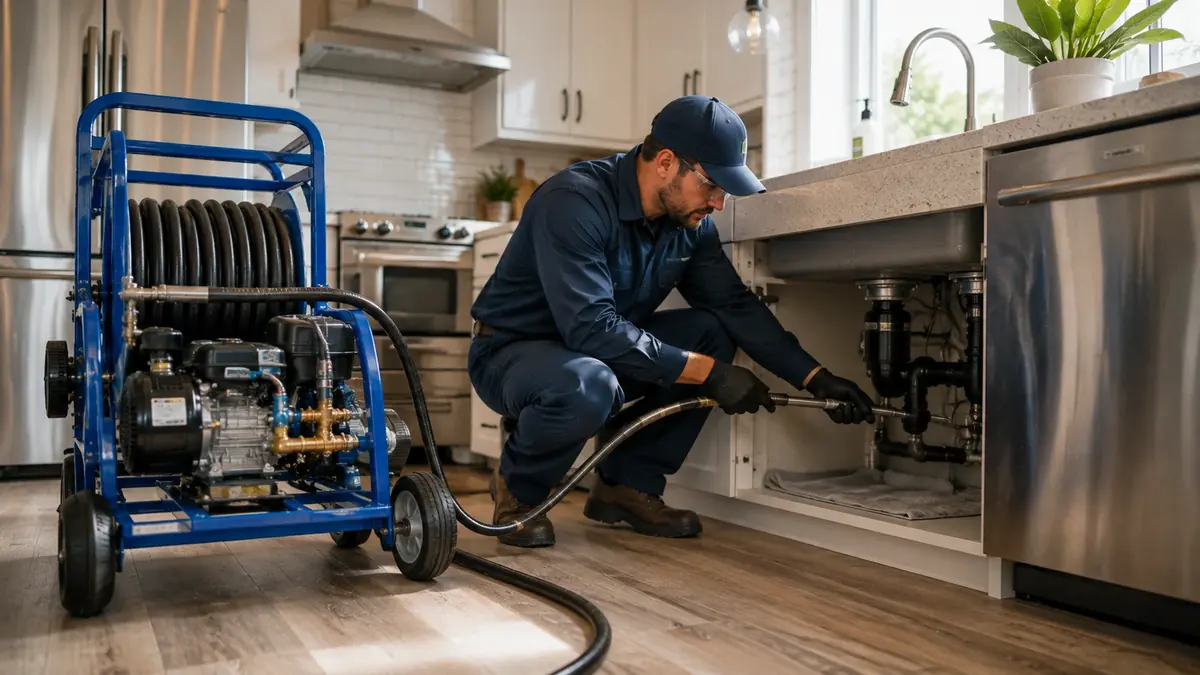 Kitchen Drain Hydro Jetting in Granada Hills