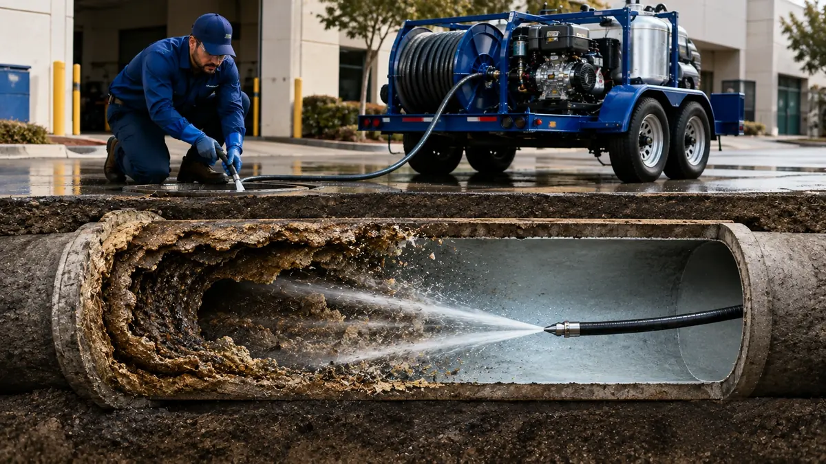 Sewer Pipe Descaling in Granada Hills